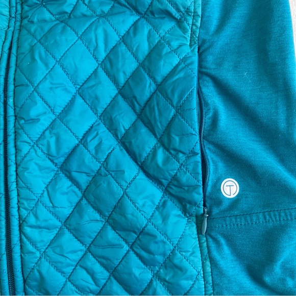 T BY TALBOTS   Carriage Green Jacket Zip Size X - Picture 6 of 16